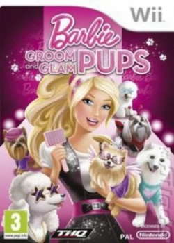 Image of Barbie Groom and Glam Pups Nintendo Wii Game