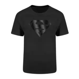 Image of DC Superman - Logo Black On Black Ex Ex Large