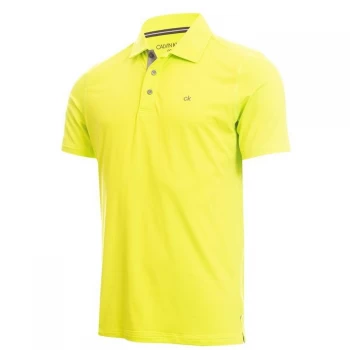 Image of Calvin Klein Golf Polo Shirt - Lime