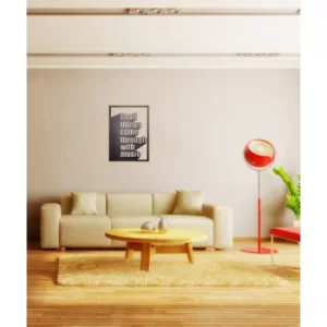 Image of Good Things Black Decorative Metal Wall Accessory