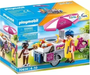Image of Playmobil Family Fun Aqua Park Crepe Cart Playset