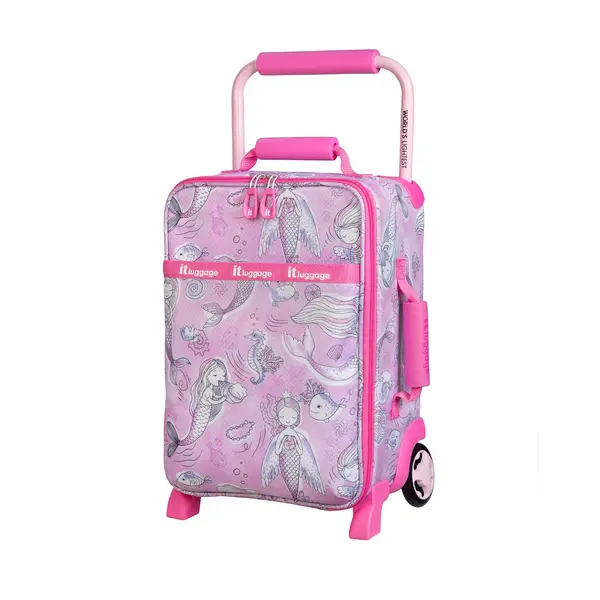 Image of IT Luggage Curiosity VQ1HI Soft Shell Pink Kiddies Suitcase