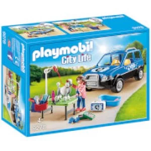 Image of Playmobil City Life Mobile Pet Groomer with Removeable Roof (9278)