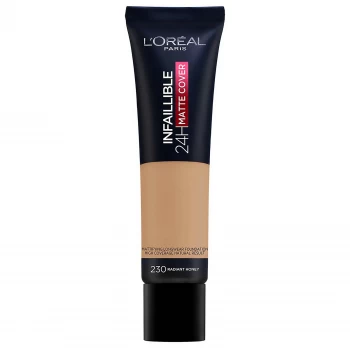 Image of LOreal Paris Infallible Matte Foundation 230 Radiant Honey