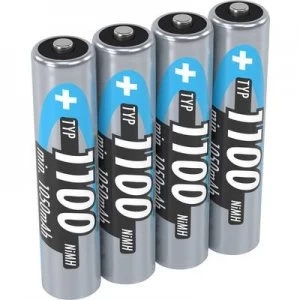 Image of Ansmann HR03 AAA battery (rechargeable) NiMH 1050 mAh 1.2 V 4 pcs