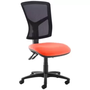 Image of Dams MTO Senza High Mesh Back Operator Chair with No Arms - Lombok Green