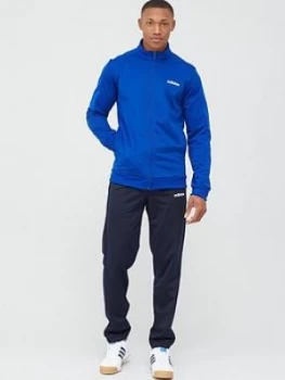 Image of adidas Basics Tracksuit - Blue/Navy, Blue/Navy, Size S, Men