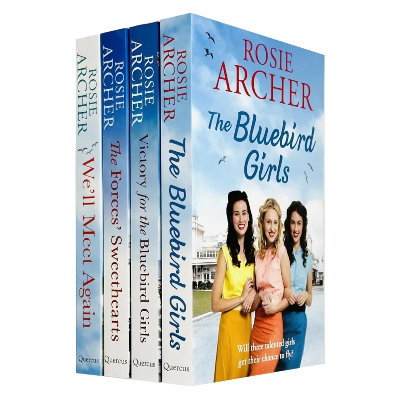 Image of Rosie Archer The Bluebird Girls Collection 4 Book Set World War II Home Front Historical Fiction Series Rosie Archer Books