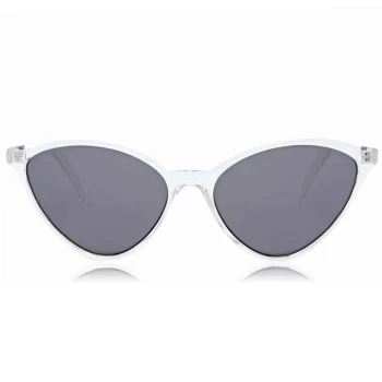 Image of Jack Wills Abercarn Slim Cat Eye Sunglasses - Clear