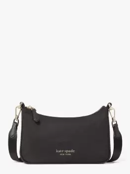 Image of The Little Better Sam Nylon Small Crossbody - Black - One Size