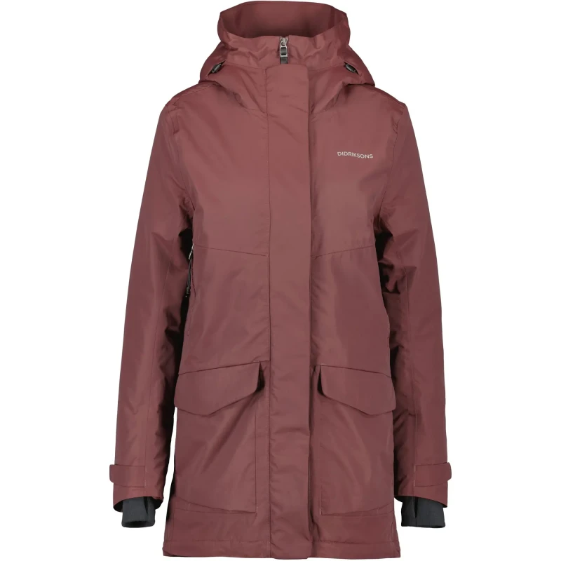 Image of Womens parka Didriksons Frida Marron Female 44