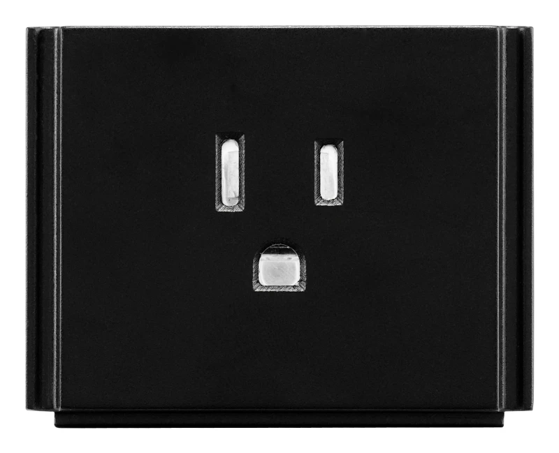 Image of AMX HPX-P200-PC-US outlet box Black