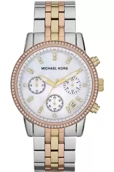 Image of Ladies Michael Kors Ritz Chronograph Watch MK5650