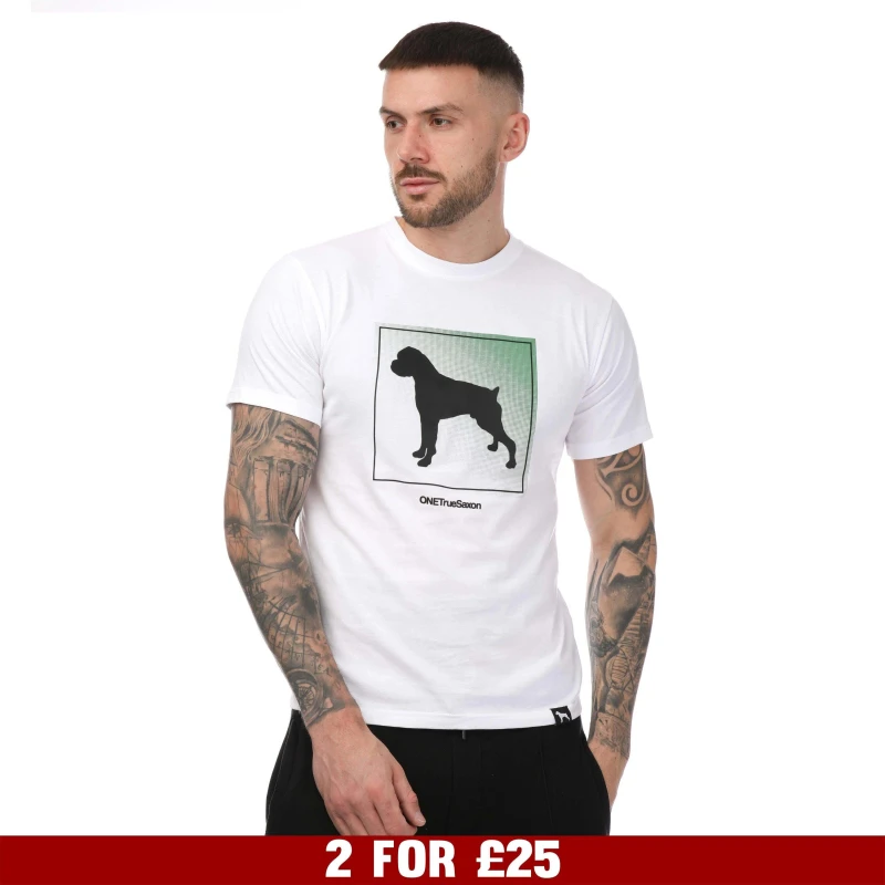 Image of One True Saxon Braice T-Shirt - White White S