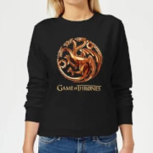 Image of Game of Thrones Bronze Targaryen Womens Sweatshirt - Black - 5XL