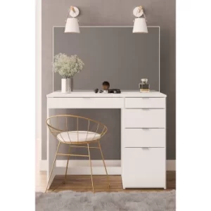 Image of Ava 5 Drawer Dressing Table and Mirror