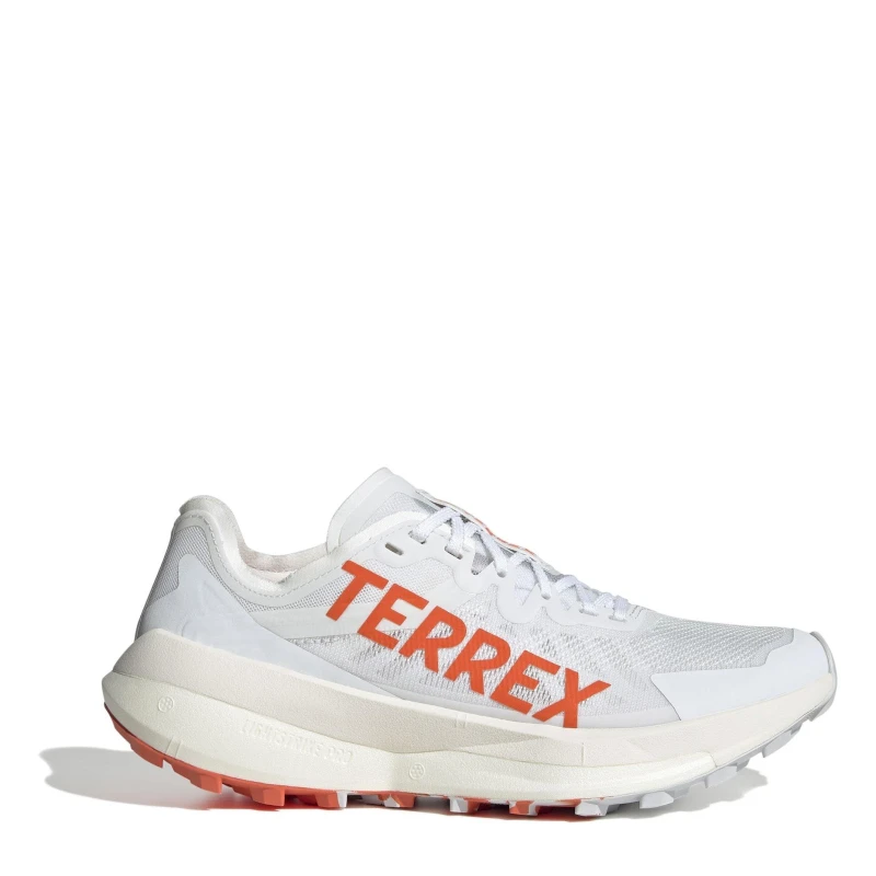 Image of adidas Terrex Agravic Speed Trail Running Shoes Woens White/Orange female 5 (38)