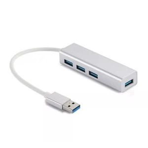 Image of Sandberg External 4-Port USB 3.0 Pocket Hub Aluminium USB Powered 5 Year Warranty
