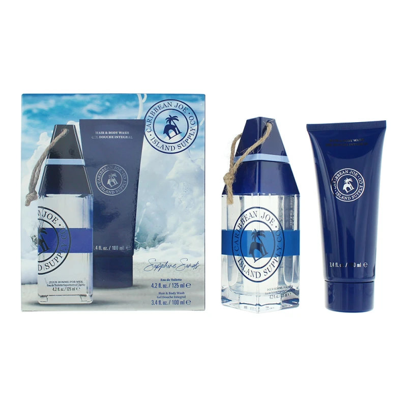 Image of Caribbean Joe Island Supply Sapphire Sands Photobox 2 Piece Gift Set: Eau de Toilette 125ml - Hbw 100ml