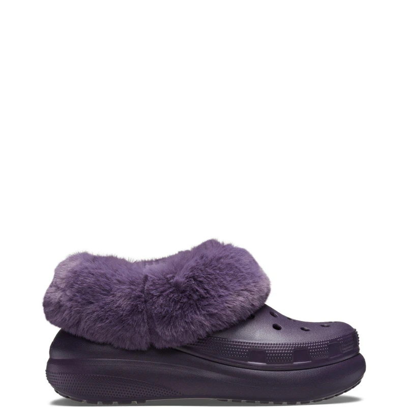 Image of Crocs Womens Furever Crush Clogs UK Size 8 (EU 42-43) Dark Iris CRC533-DKIRI-8