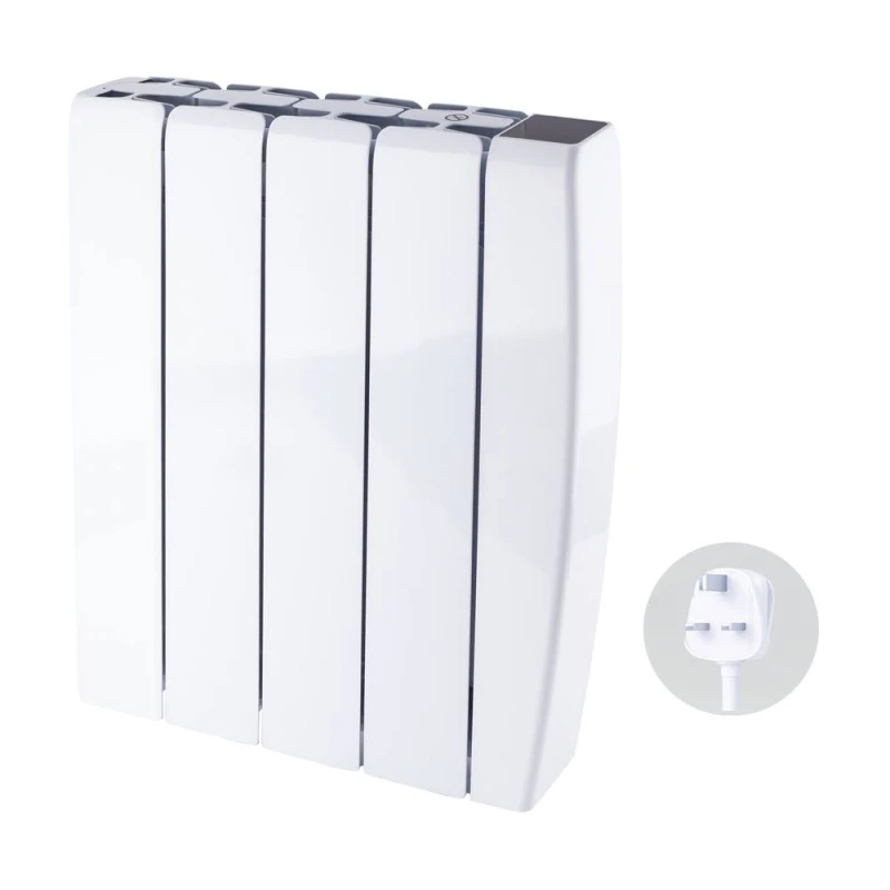 Image of TCP Smart 1000W White Ceramic Panel Electric Radiator White Unisex