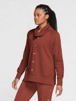 Image of Nike Training Get Fit Cowl Neck Top