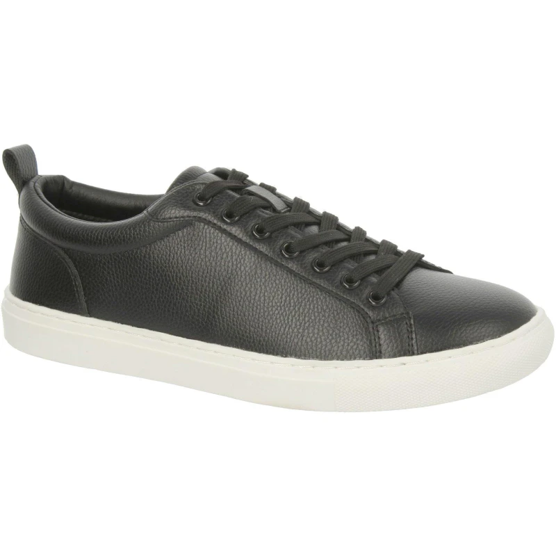 Image of Thomas Blunt Mens Low Profile 7 Eyelet Casual Lace Up A2212 Black male UK7