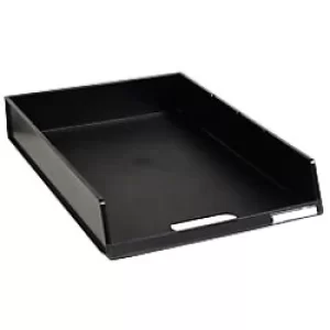 Image of Exacompta Letter Tray C4 Plus Office, Black, Pack of 6