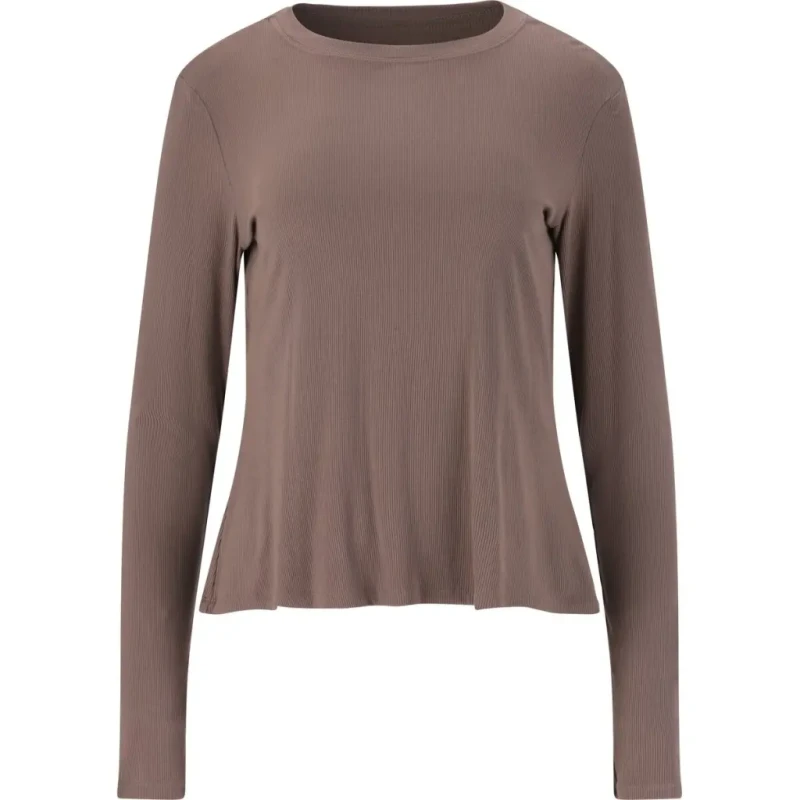 Image of Athlecia Womens long sleeve T-Shirt Athlecia Mandes Marron Female 32