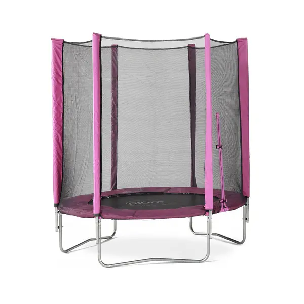 Image of Plum 6ft Springsafe Trampoline & Enclosure - Pink Pink