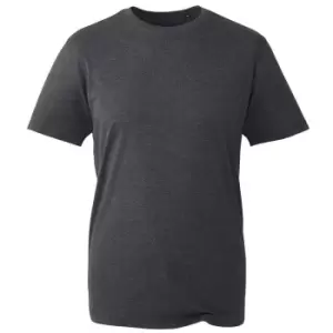 Image of Anthem Mens Marl Organic T-Shirt (S) (Dark Grey)