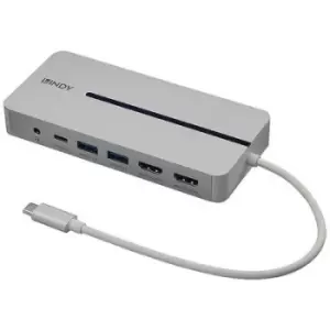 Image of LINDY 43360 USB-C mini docking station Compatible with: Universal