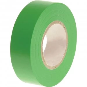 Image of Faithfull PVC Electricial Tape Green 19mm 20m