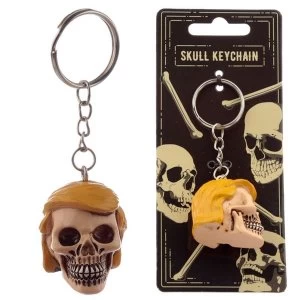 Image of Skull President Keyring