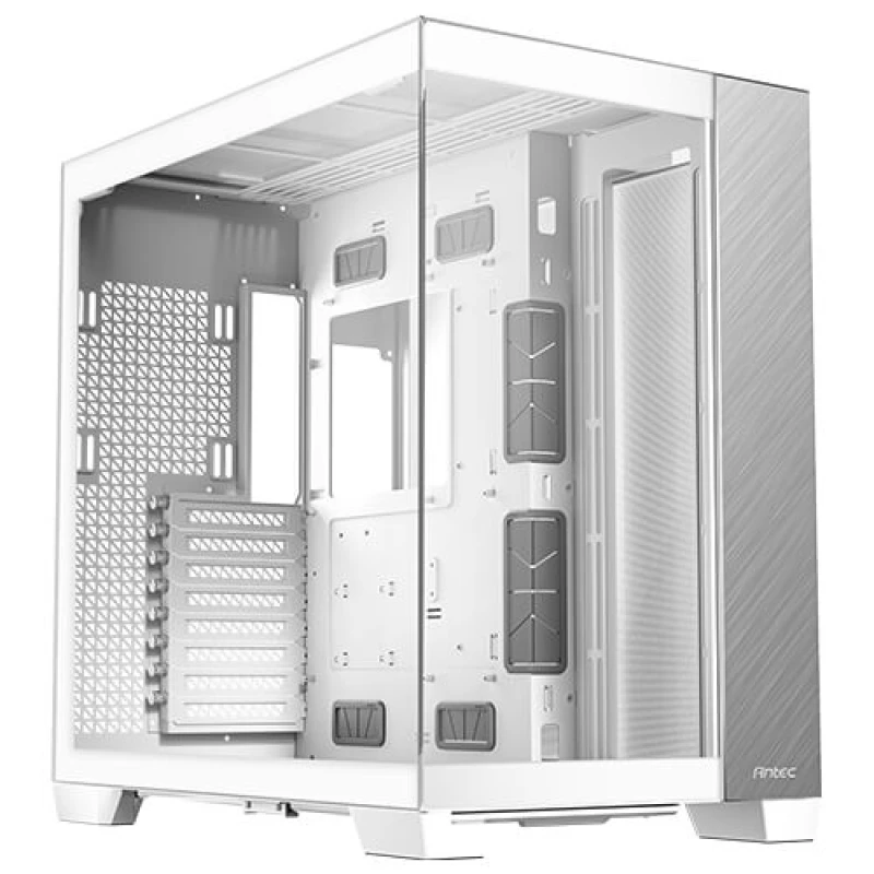 Image of Antec Antec C8 Aluminium Gaming Case w/ Glass Side & Front E-ATX Dual Chamber Mesh Panels USB-C White 0-761345-10093-9