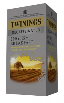Image of Twinings English Breakfast Decaf 20's - Pack of 4