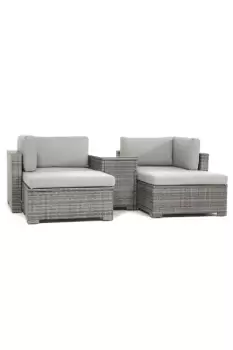 Image of Kingston Rattan Garden Furniture Modular Lounge Set