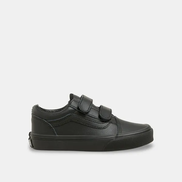 Image of Vans Black old skool v Junior trainers Black UK 2 (EU 33)