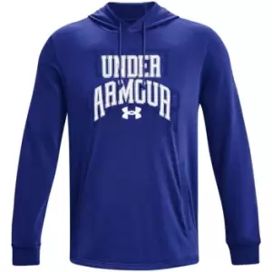 Image of Under Armour Rival Terry Graphic Hoodie - Blue