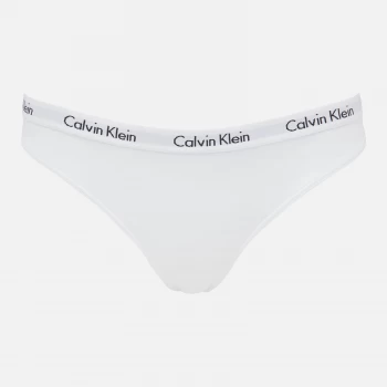 Image of Calvin Klein Womens Core Thong 3 Pack - Multi - M