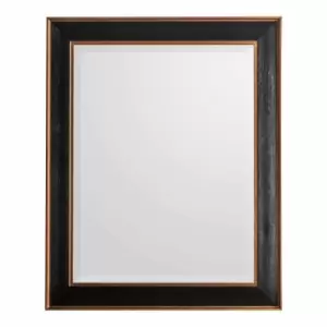 Image of Crossland Grove Hampton Black Wall Mirror - 610 X 760Mm