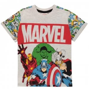 Image of Character Short Sleeve T Shirt Boys - Avengers