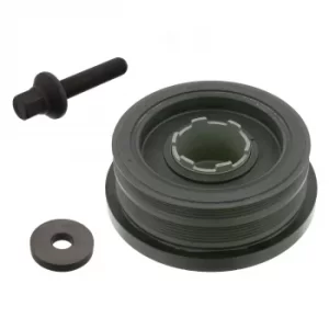 Image of Crankshaft Belt Pulley 34166 by Febi Bilstein