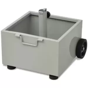 Image of VidaXL Outdoor Umbrella Stand Plant Pot Grey