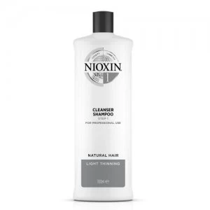 Image of Nioxin SYS1 Cleanser Shampoo System 1 1000ml