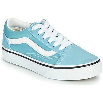 Image of Vans OLD SKOOL boys's Childrens Shoes Trainers in Blue