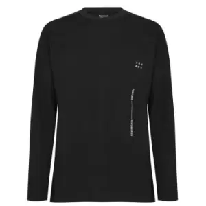 Image of Reebok Edgework Long Sleeve T-Shirt Mens - Black