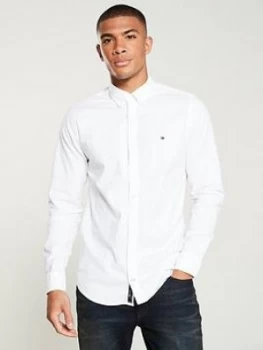 Image of Tommy Hilfiger Slim Oxford Shirt - White Size M Men