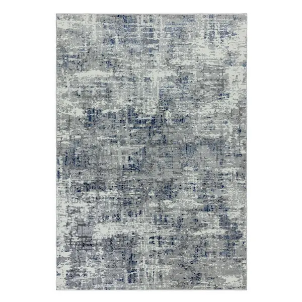 Image of Asiatic Orion Shiny Rectangle Rug - 80x150cm - Blue & Grey