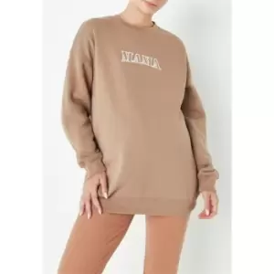 Image of Missguided Rib Flared Maternity Trousers - Neutral